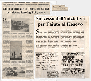La matematica al servizio della solidarietà con la Teoria dei Codici 1 Cossovo