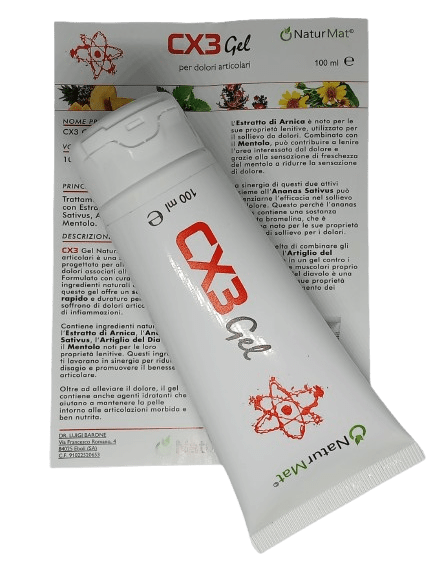 Gel naturale per dolori articolari CX3 NaturMat™ – Rimedi naturali del Dott. Barone