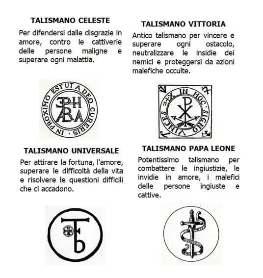 Amuleti, energie positive naturali per attirare il benessere e allontanare azioni malefiche occulte 1 AmuletiTalismani