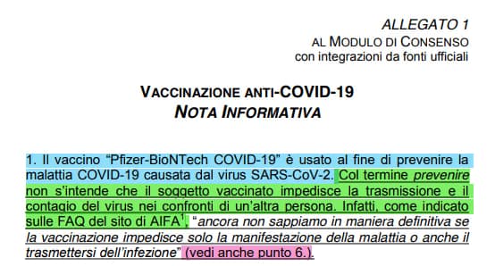 “Il sapere ci renderà liberi" 1 Allegato 1