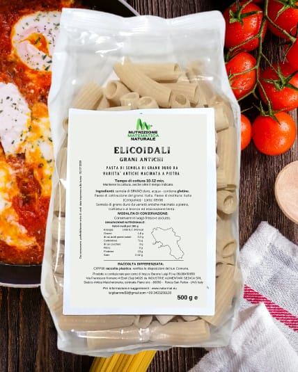 ELICOIDALI RIGATI Pasta di semola di Grani Antichi 500 Kg