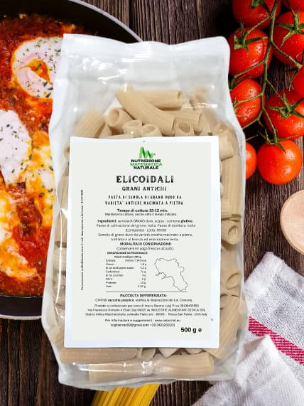 ELICOIDALI RIGATI Pasta di semola di Grani Antichi 500 Kg