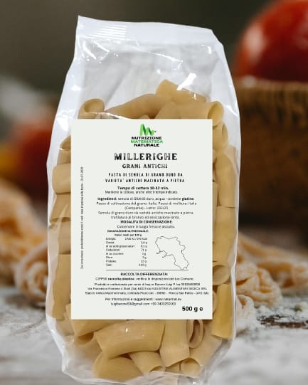 MILLE RIGHE Pasta di semola di Grani Antichi 500 g