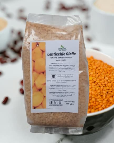 LENTICCHIE GIALLE Artigianali 500 g
