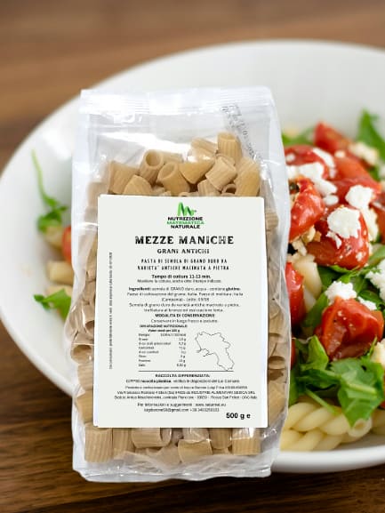 MEZZE MANICHE Pasta di semola di Grani Antichi 500 Kg
