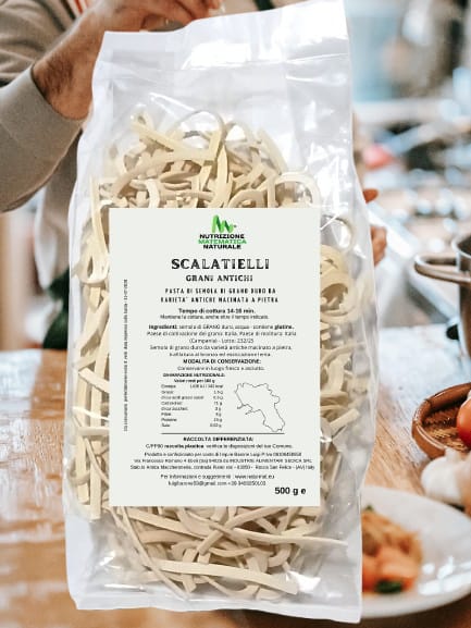 SCALIATIELLI PASTA SPECIALE di semola di Grani Antichi 500 Kg