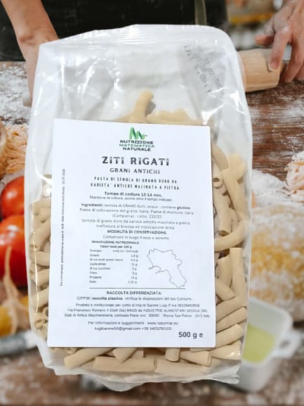 ZITI RIGATI Pasta di semola di Grani Antichi 500 Kg