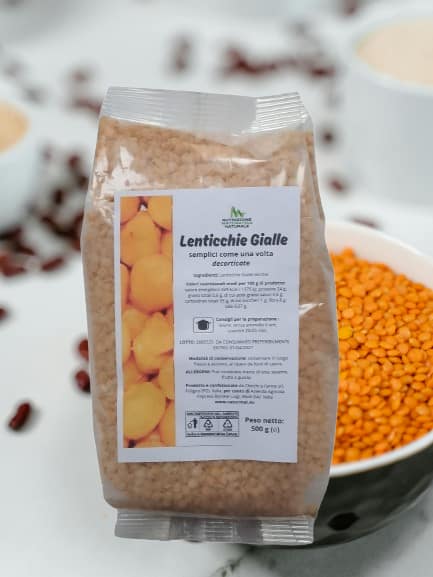 LENTICCHIE GIALLE Artigianali 500 g