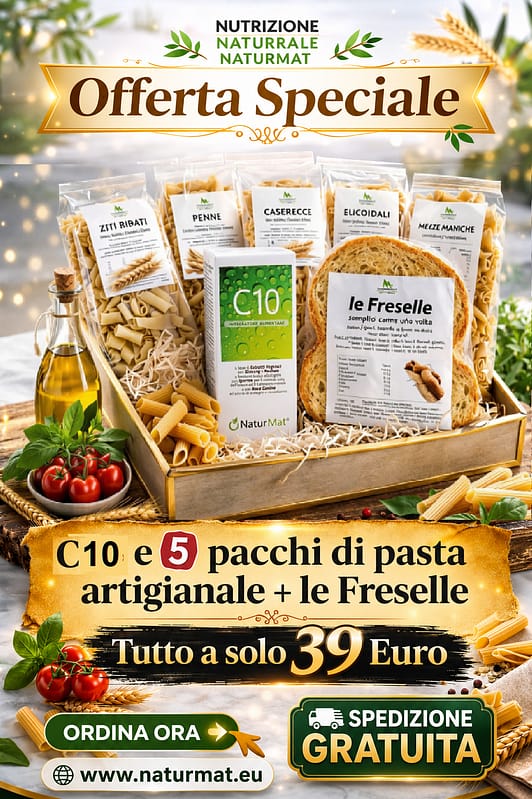 Offerta STRAORDINARIA - Spedizione Gratuita C10 + 5 PACCHI di Pasta Grani Antichi - le Ferselle