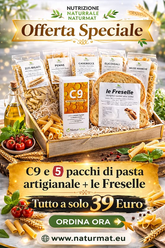 Offerta STRAORDINARIA - Spedizione Gratuita C9 + 5 PACCHI di Pasta Grani Antichi - le Ferselle