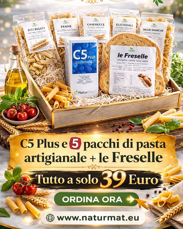 OFFERTA C5 Plus + 5 PACCHI di Pasta Grani Antichi - le Ferselle