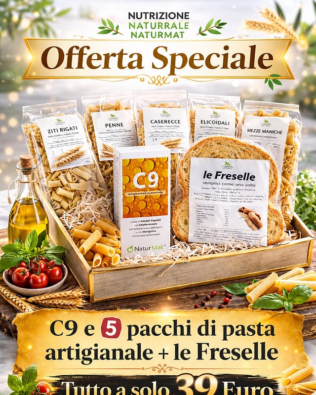 Offerta STRAORDINARIA - Spedizione Gratuita C9 + 5 PACCHI di Pasta Grani Antichi - le Ferselle
