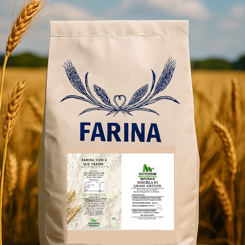 Farina di grani antichi Solina Senatore Cappelli Triticale per pane e pasta