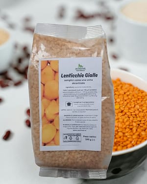 LENTICCHIE GIALLE Artigianali 500 g