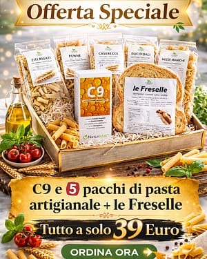 Offerta STRAORDINARIA - Spedizione Gratuita C9 + 5 PACCHI di Pasta Grani Antichi - le Ferselle