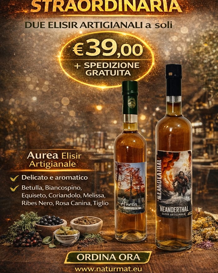 Offerta Esclusiva - Spedizione Gratuita Amaro AUREA e Amaro Neanderthal